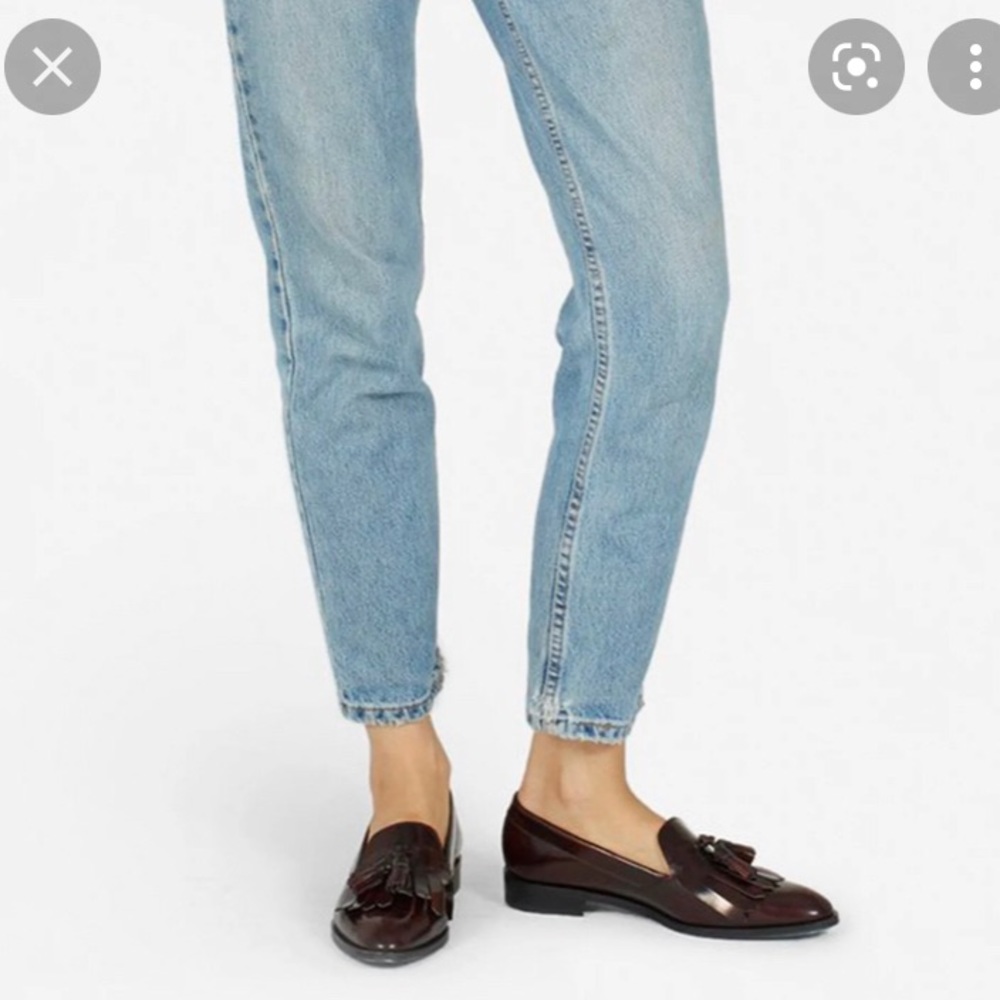 Everlane The Modern Tassel Leather Loafers in Oxblood, EU 36/US 5.5